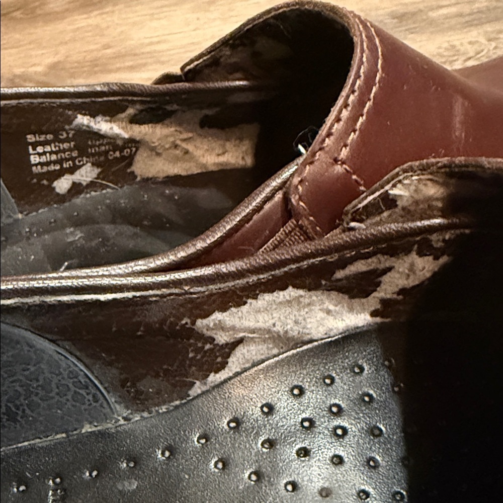 Dansko Brown Leather Clog Size 37 US 6.5 - Picture 7 of 10